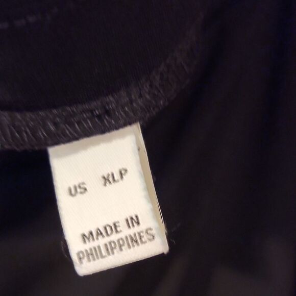 Susan Graver Crop Black Stretchy Elegant Size XLP - Picture 3 of 5